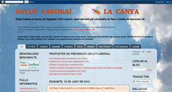 Desktop Screenshot of lacanyasalutlaboral.blogspot.com