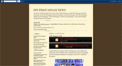 Desktop Screenshot of pdip-news.blogspot.com
