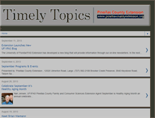 Tablet Screenshot of pcetimelytopics.blogspot.com