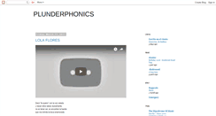 Desktop Screenshot of plunderphonics.blogspot.com
