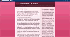 Desktop Screenshot of pastudentmadness.blogspot.com