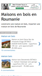 Mobile Screenshot of maisons-bois-roumanie.blogspot.com