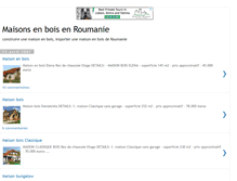 Tablet Screenshot of maisons-bois-roumanie.blogspot.com