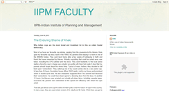 Desktop Screenshot of iipm-bestfaculty.blogspot.com