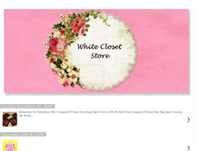 Tablet Screenshot of mywhiteclosetstore.blogspot.com