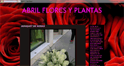 Desktop Screenshot of abrilfloresyplantas.blogspot.com