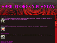 Tablet Screenshot of abrilfloresyplantas.blogspot.com
