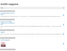 Tablet Screenshot of eveille.blogspot.com