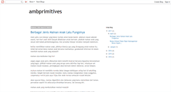 Desktop Screenshot of ambprimitives.blogspot.com