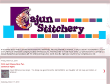 Tablet Screenshot of cajunstitchery.blogspot.com