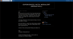 Desktop Screenshot of modalert-experiment.blogspot.com