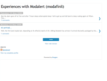 Tablet Screenshot of modalert-experiment.blogspot.com