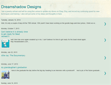 Tablet Screenshot of dreamshadowdesigns.blogspot.com