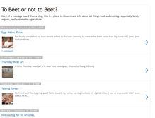 Tablet Screenshot of beetornottobeet.blogspot.com