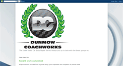 Desktop Screenshot of dunmowcoachworks.blogspot.com