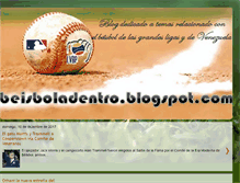 Tablet Screenshot of beisboladentro.blogspot.com