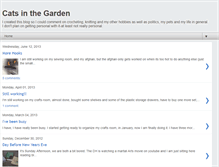 Tablet Screenshot of catinthegarden.blogspot.com