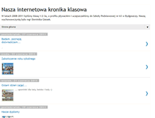 Tablet Screenshot of naszainternetowakronikaklasowa.blogspot.com