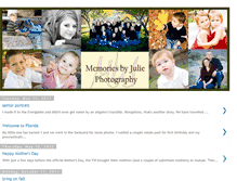 Tablet Screenshot of memoriesbyjulie.blogspot.com