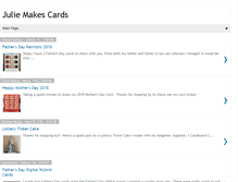 Tablet Screenshot of juliemakescards.blogspot.com