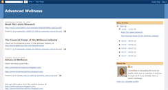 Desktop Screenshot of advancedwellness.blogspot.com