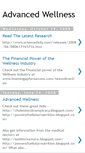 Mobile Screenshot of advancedwellness.blogspot.com