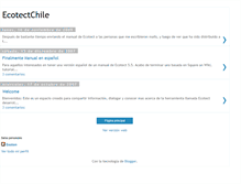 Tablet Screenshot of ecotectchile.blogspot.com