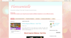 Desktop Screenshot of floressentielle.blogspot.com