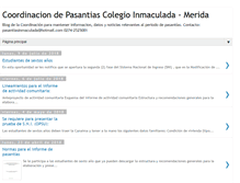 Tablet Screenshot of pasantiasinmaculada.blogspot.com