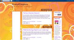 Desktop Screenshot of crazy4coupons-crazy4coupons.blogspot.com