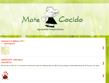 Tablet Screenshot of agrupmatecocido.blogspot.com