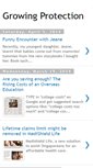 Mobile Screenshot of growingprotection.blogspot.com