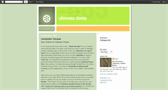 Desktop Screenshot of chronic-tonic.blogspot.com