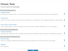 Tablet Screenshot of chronic-tonic.blogspot.com