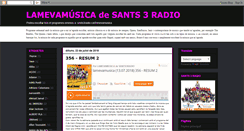 Desktop Screenshot of lamevamusicasants.blogspot.com