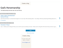Tablet Screenshot of godshorsemanship.blogspot.com