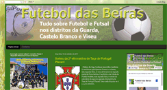 Desktop Screenshot of futeboldasbeiras.blogspot.com