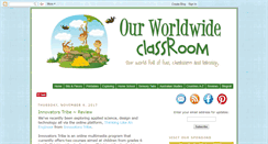 Desktop Screenshot of ourworldwideclassroom.blogspot.com