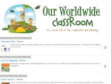 Tablet Screenshot of ourworldwideclassroom.blogspot.com