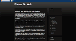 Desktop Screenshot of fitnessonweb.blogspot.com