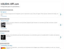 Tablet Screenshot of colibriart.blogspot.com