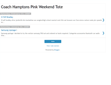 Tablet Screenshot of coach-hamptons-pink-weekend-tote.blogspot.com