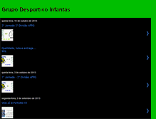 Tablet Screenshot of grupodesportivoinfantas.blogspot.com
