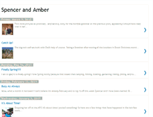 Tablet Screenshot of amberandspencer2009.blogspot.com