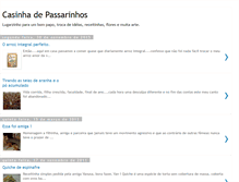 Tablet Screenshot of casinhadepassarinhos.blogspot.com