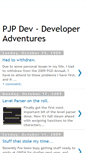 Mobile Screenshot of pjpdev.blogspot.com