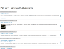 Tablet Screenshot of pjpdev.blogspot.com