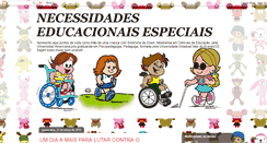 Desktop Screenshot of necessidadeseducacionaisespeciais.blogspot.com