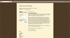 Desktop Screenshot of epicureanmusings.blogspot.com