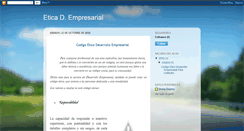 Desktop Screenshot of eticadempresarial.blogspot.com